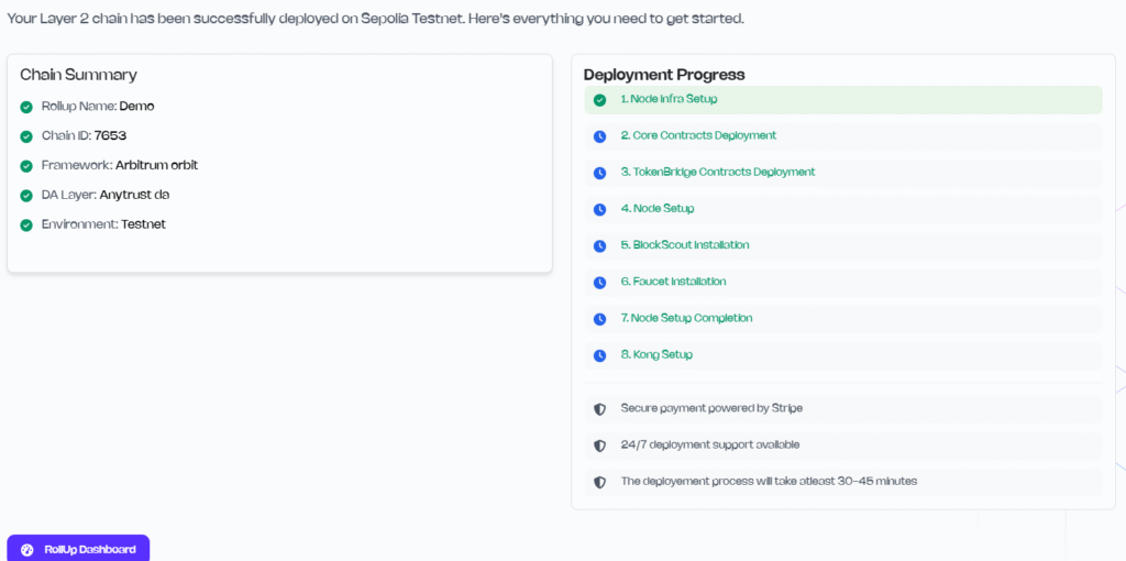 Monitor Deployment Progress Screenshot