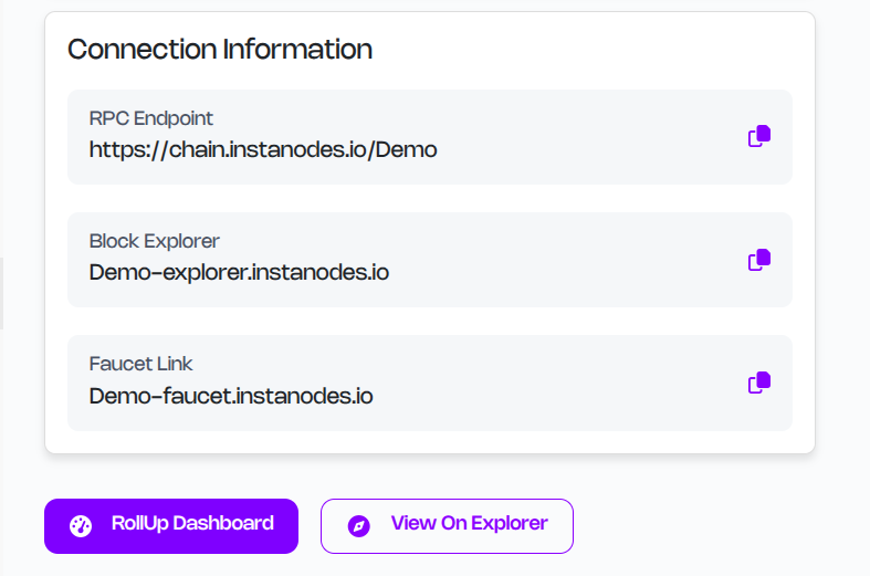 Access Connection Info Screenshot