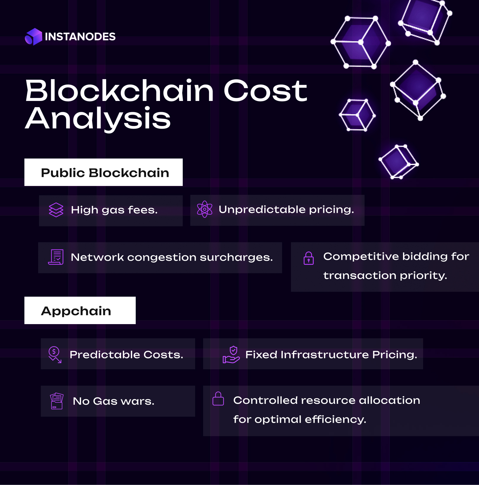 Blockchain Cost Analysis Infographic