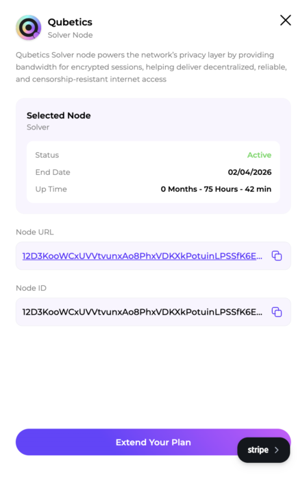 Qubetics Solver Nodes Infographic