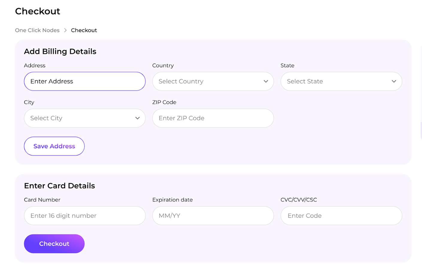 Instanodes Dashboard